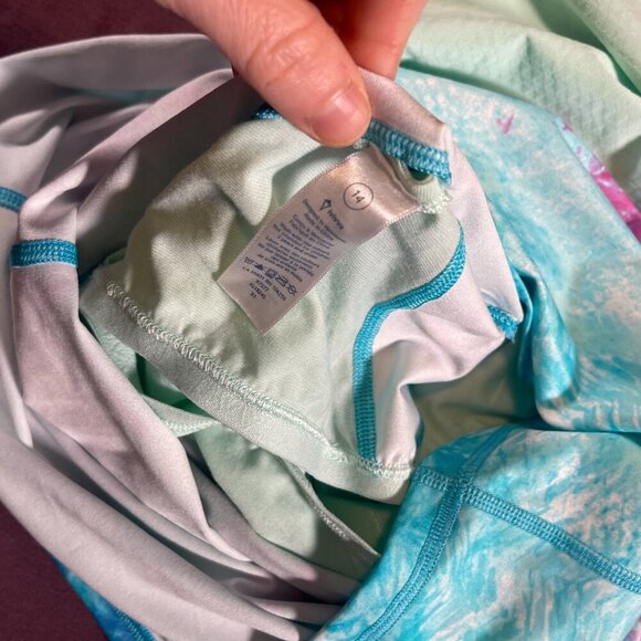 Ivivva (Lululemon) Girl’s Athletic Tank Top in Mint/Blue/Purple- size 14 - Picture 7 of 8